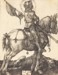 Saint George til hest, 1508.
