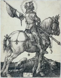 Sankt Georg til hest (Bartsch 54)