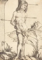 Saint Sebastian bundet til søylen, sannsynligvis 14981499.