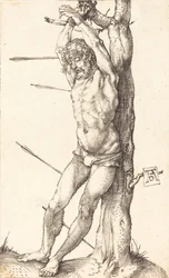Saint Sebastian bundet til treet, 15001501.