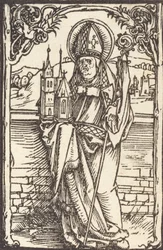 Saint Wolfgang, ca. 1500.