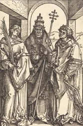 De hellige Stephen, Sixtus og Lawrence, sannsynligvis ca. 15041505.