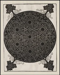 Sjette knute, 7 små systemer av knuter med svarte sentre, omkring 1506