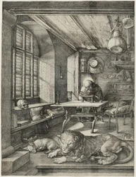 St. Hieronymus i hans studie