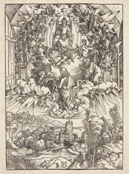 St. Johannes foran Gud og de eldste