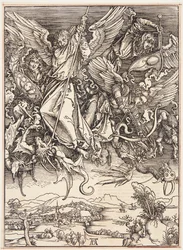 St. Michael som kjemper mot dragen