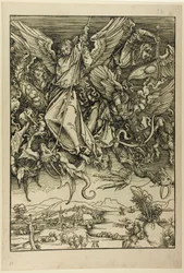 St. Michael Fighting the Dragon, fra The Apocalypse