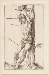 St. Sebastian ved treet