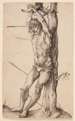 Sankt Sebastian ved treet