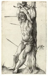 St. Sebastian bundet til treet, ca. 1501