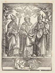 St. Stefan med to andre helgener