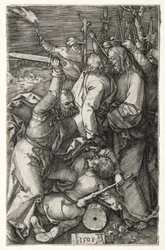 The Betrayal of Christ av Judas, 1508.