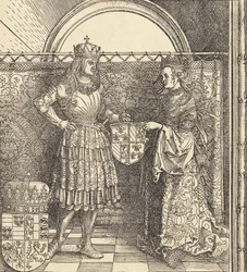 Forlovelsen til Maximilian med Maria av Burgund, 1511.