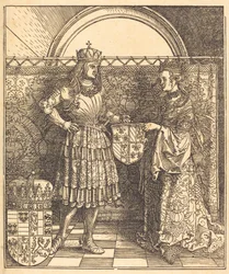 Forlovelsen til Maximilian med Maria av Burgund, 1515.