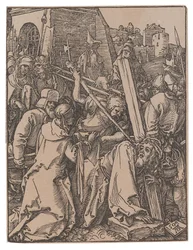 The Carrying of the Cross, fra serien The Small Passion, 1509.