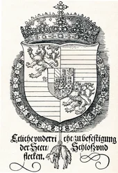 Våpenskjoldet til Ferdinand I, kongen av Ungarn og Böhmen, 1527 1906