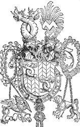 Våpenskjoldet til Florian Waldauf, 1500 1906