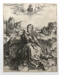 Den hellige familie med øyenstikkeren, ca. 1495