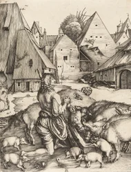 Den fortapte sønn, ca. 1496.