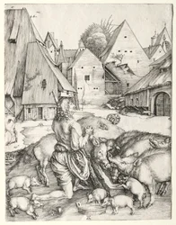 Den fortapte sønn, ca. 1496.