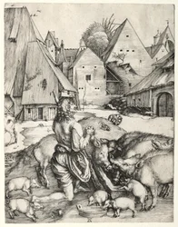 Den fortapte sønn, ca. 1496.