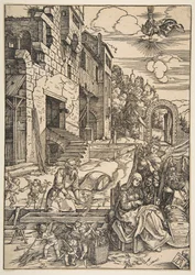The Journ of the Holy Family in Egypt, fra The Life of the Virgin, etter 1511.