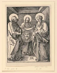 The Sudarium (Saints Veronica, Peter og Paul), fra The Little Passion Series