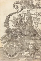 The Triumphal Chariot of Maximilian I (The Great Triumphal Car) [plate 1 av 8]