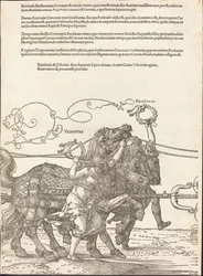 The Triumphal Chariot of Maximilian I (The Great Triumphal Car) [plate 5 av 8]
