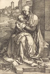 The Virgin and Child Seated by the Wall, 1514.    1196874   no       norwegian Successfully Translated  Original: The Blind Prince Translat: The Blind Prince 1230624 no norwegian Successfully Translated Original: Hoofd van een oude man, en profil naar rech