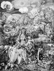 Jomfruen og mange dyr, 1505, 1936
