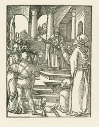 Kristus foran Pilatus, ca. 1508–09 (tresnitt)