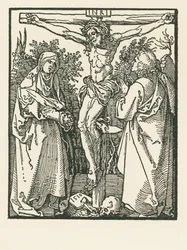 Kristus på korset med Jomfru Maria og Johannes