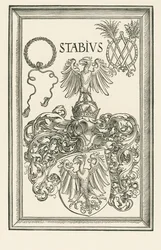 Johannes Stabius#39; våpenskjold, ca. 1514 (tresnitt)