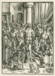 Kristi piskning, ca. 1496–97 (tresnitt)