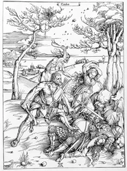 Herkules dreper Molionides, ca. 1496/98 (tresnitt)