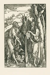 Døperen Johannes og Onophrius, ca. 1503–04 (tresnitt)