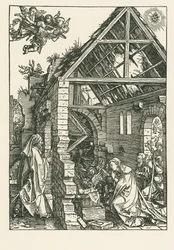 Gjeternes tilbedelse, ca. 1502–03 (tresnitt)