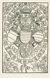 Våpenskjoldet til Maximilian I, som romerkonge