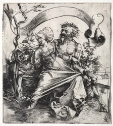 The Ravisher, ca. 1495 (gravering)