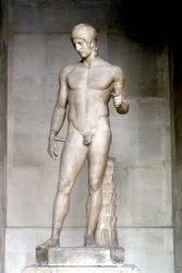 Ares, kalt Ares Borghese. Statue av Alkamenes, 5. århundre f.Kr. Musée du Louvre