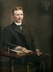 Robert Stirton, JP (1849-1917) (olje på lerret)