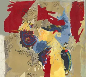 Levende abstrakt collage