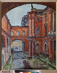 Den indre gårdsplassen til eremitasjen (St. Petersburg)