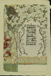 Teaterprogram for teaterstykket Faust, 1902