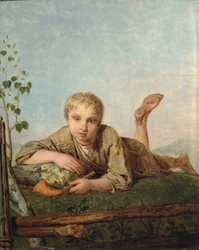 Shepherd Boy with a Pipe, 1820-tallet