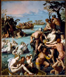 The Pearl Fishermen, ca. 1570-1573 (olje på skifer)