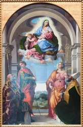 Jomfru Maria og barnet og den hellige Johannes