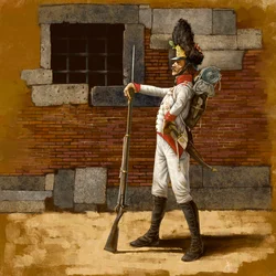 Østerriksk linjegrenadier, cirka 1809, 2024
