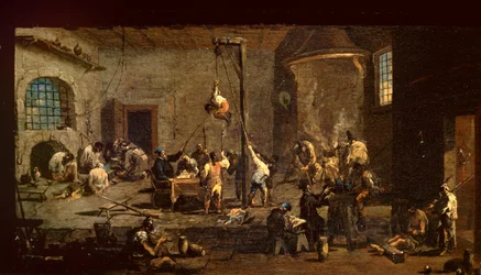 En inkvisisjonsdomstol, ca. 1710-20